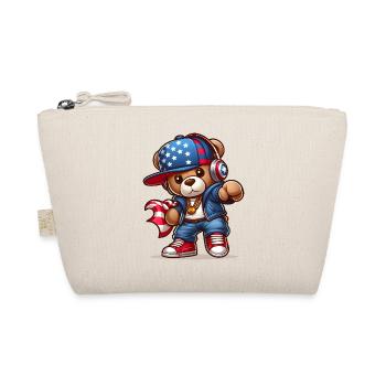 Cool Teddy Bear v2 - Organic Pouch - nature - Front