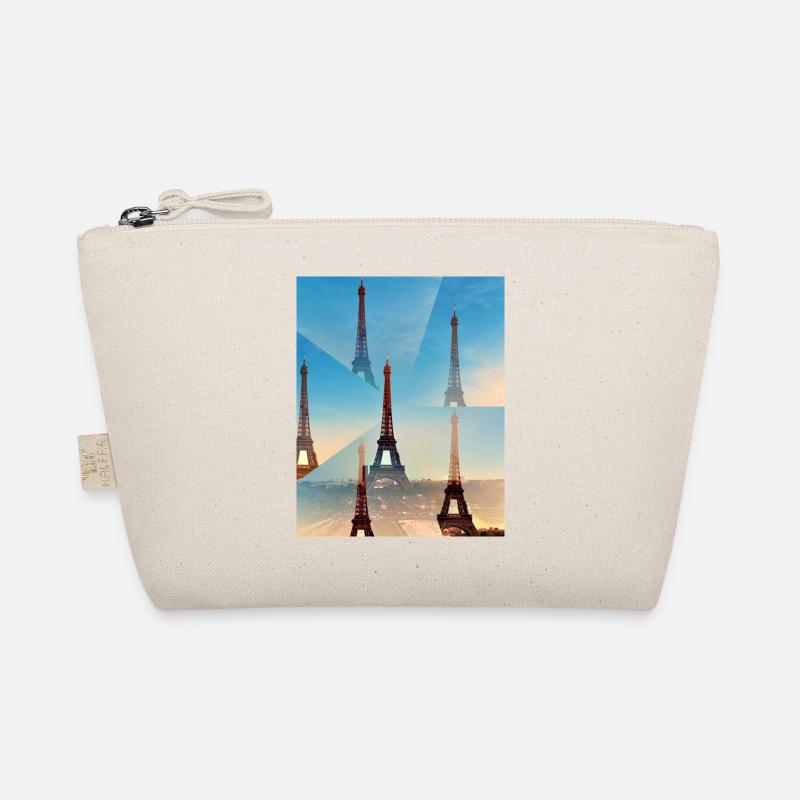 Eiffel Tower front view Organic Pouch