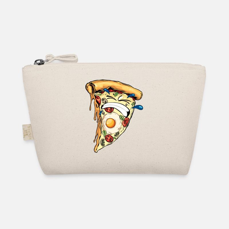 pizza hard humor soufrance difficult teeth drawing Organic Pouch