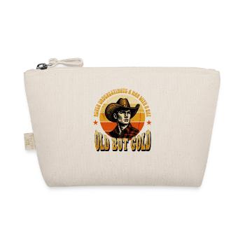 Vieil homme de cow-boy doré avec chapeau - Trousse biologique - nature - Devant