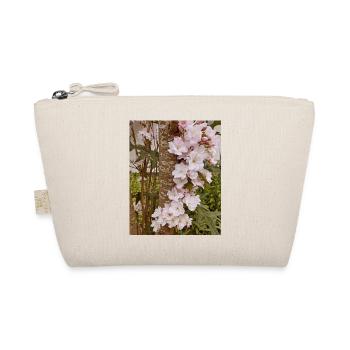 Zarte Kirschblüten auf Baumstamm - Bio-Täschchen - Natur - Vorne