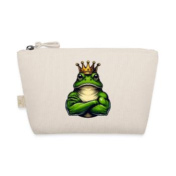 Grenouille royale musclée avec couronne - Trousse biologique - nature - Devant