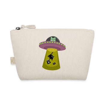 ufo cat - Organic Pouch - nature - Front
