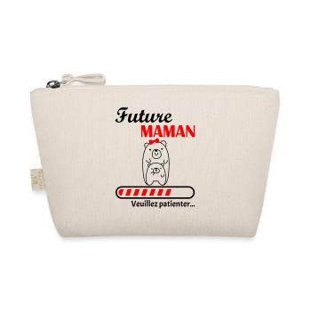 Future Maman, future mère, annonce grossesse - Trousse biologique - nature - Devant