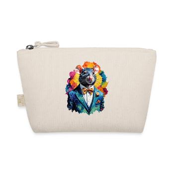 Rat in a suit - Organic Pouch - nature - Front