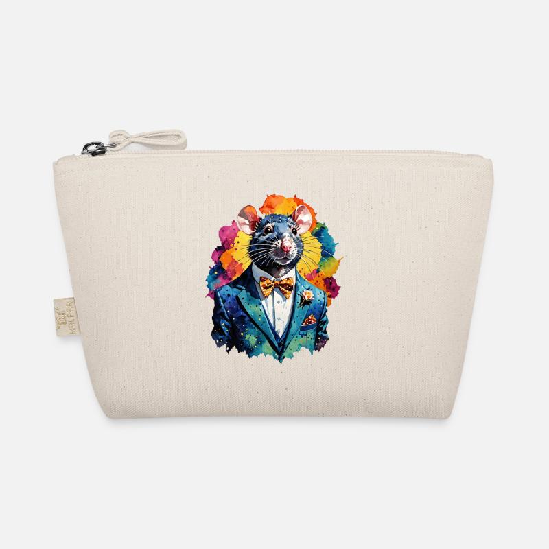 Ratte im Anzug Bio-Täschchen