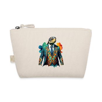 Turtle in a suit - Organic Pouch - nature - Front
