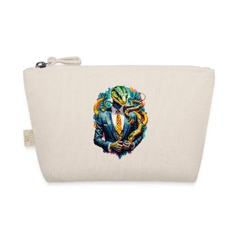 Snake in a suit - Organic Pouch - nature - Front