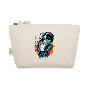 Skunk in a suit - Organic Pouch - nature - Front
