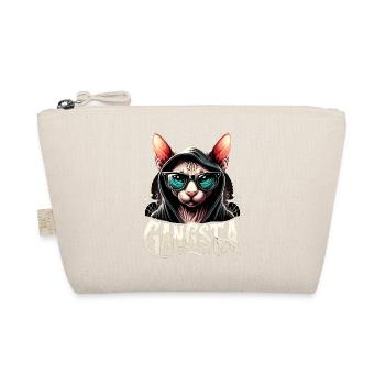 Sphynx Cat Cool Gangsta Gangster Gift - Organic Pouch - nature - Front