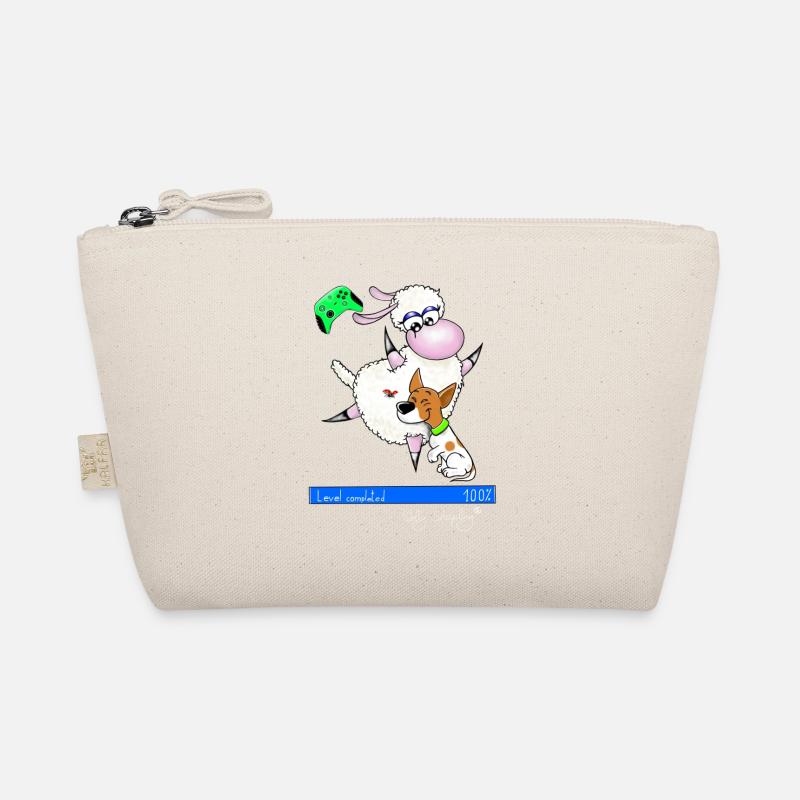 Gaming " Level complete " Wolly Sheepling Organic Pouch
