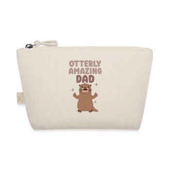 Lustiger Otter mit Schnurrbart Otterly Erstaunliches Papa-Wortspiel - Bio-Täschchen - Natur - Vorne