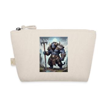 A monstrous behemoth beast a Water buffalo - Organic Pouch - nature - Front