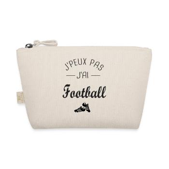 J'peux pas j ai Football joueur footballeur foot - Trousse biologique - nature - Devant