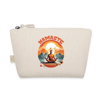 SÉRÉNITÉ AU MILIEU DES SOMMETS : YOGA NAMASTE - Trousse biologique - nature - Devant