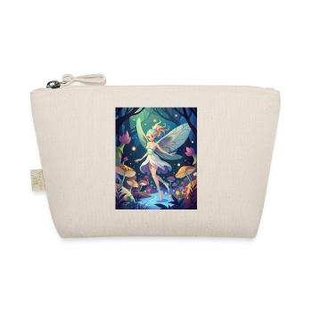 Magical guardian fairy in the magical forest - Organic Pouch - nature - Front