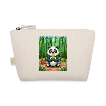 Panda mignon - Illustré - Trousse biologique - nature - Devant