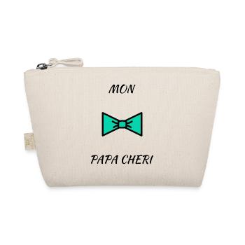HAPPY FATHER'S DAY. DAD. FATHER'S DAY. FATHER - Organic Pouch - nature - Front