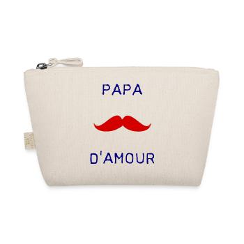 FROHER VATERTAG. PAPA. VATERTAG - Bio-Täschchen - Natur - Vorne