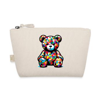 Teddy bear - Organic Pouch - nature - Front