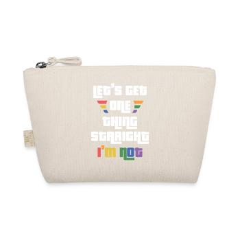 LGBTQ Pride Month - Let's Get One Thing Straight. - Organic Pouch - nature - Front
