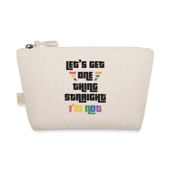 LGBTQ Pride Month - Let's Get One Thing Straight. - Organic Pouch - nature - Front