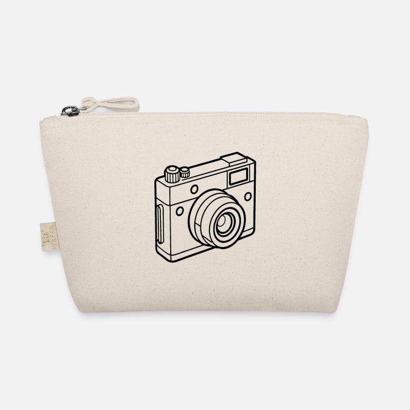 Simple Camera - Line Drawing Organic Pouch