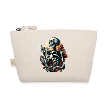 Skeleton - bone - Organic Pouch - nature - Front