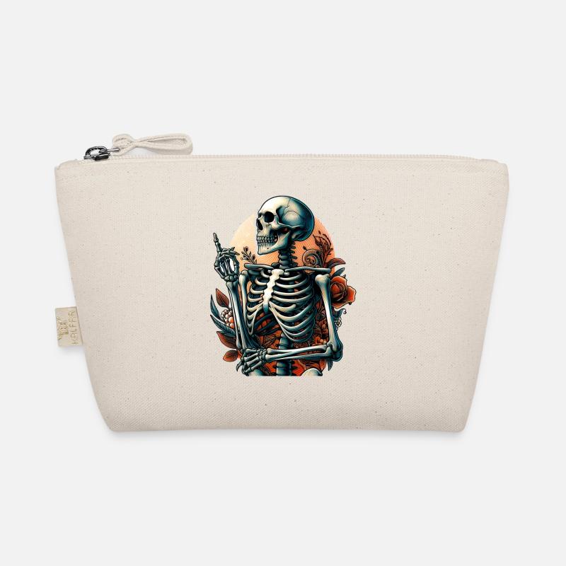 Skeleton - bone Organic Pouch