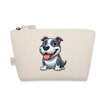 Mignon Pitbull Dessin Animé American Staffordshire Terri - Trousse biologique - nature - Devant