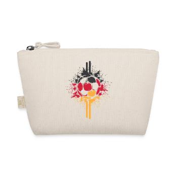 Fußball Deutschland Ball Explosion Farben Symbol - Bio-Täschchen - Natur - Vorne