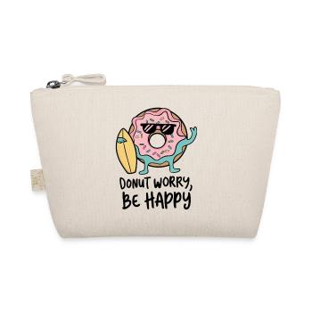 Donut Worry, Be Happy - Bio-Täschchen - Natur - Vorne