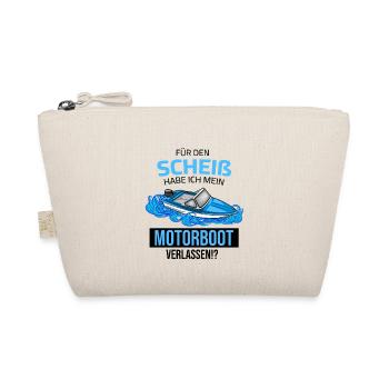 I left my motorboat for that shit - Organic Pouch - nature - Front