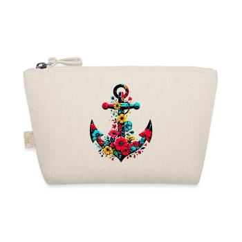 Une ancre avec des fleurs - Trousse biologique - nature - Devant
