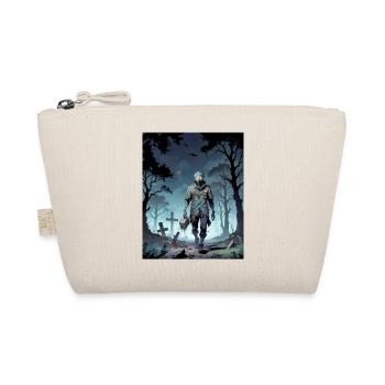 zombie monster dark horror scary Halloween creepy - Organic Pouch - nature - Front