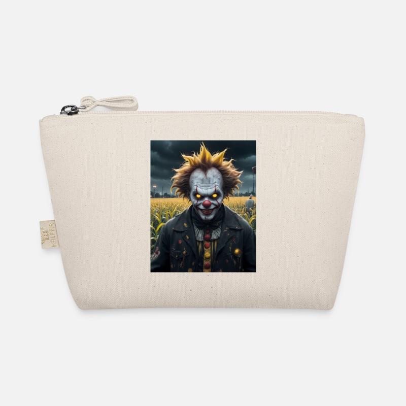 clown maléfique devant un monstre de champ de maïs sombre Trousse biologique