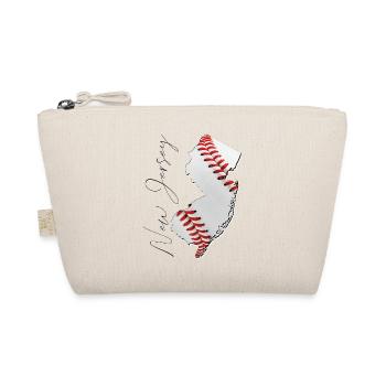 New Jersey (USA) | echter Baseball | Landkarte Sct - Bio-Täschchen - Natur - Vorne