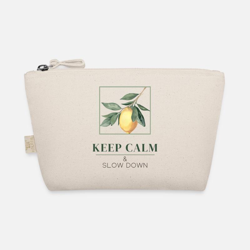 Keep Calm & Slow Down Organic Pouch