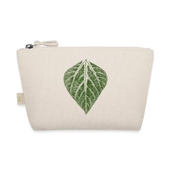 Bean leaf / leaves imprint of the bean - Organic Pouch - nature - Front