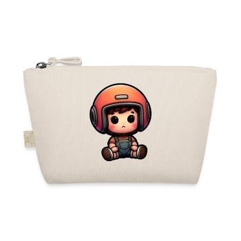 Petit Pilote - Bébé Motard - Trousse biologique - nature - Devant