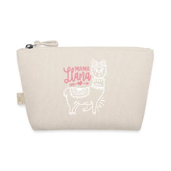 Lama Mama Muttertag - Bio-Täschchen - Natur - Vorne
