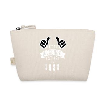 Légende 1988 Authentic 1988 Vintage Bursdag - Trousse biologique - nature - Devant