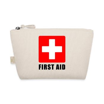 First Aid Medical Cross Sicherheitssymbol Vektor-Symbol - Bio-Täschchen - Natur - Vorne
