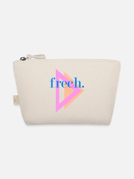 "frech" Shirts und mehr - jetzt drucken - Bio-Täschchen - Natur