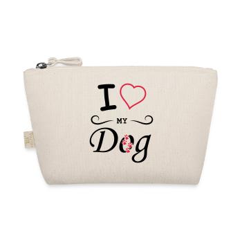 i love my dog - Bio-Täschchen - Natur - Vorne