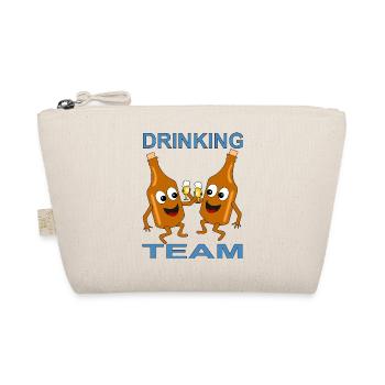 Humorous drinking team picture - Organic Pouch - nature - Front