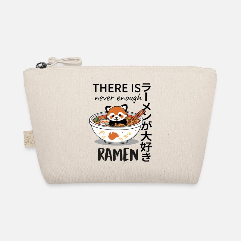 Roter Panda in Ramen Bowl – Lustiges Ramen Design Bio-Täschchen