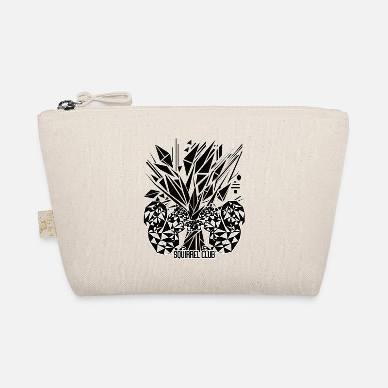 Tree of Life with Squirrel – Geometric Design Organic Pouch