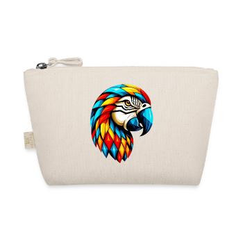 Harlequin Parrot - Organic Pouch - nature - Front