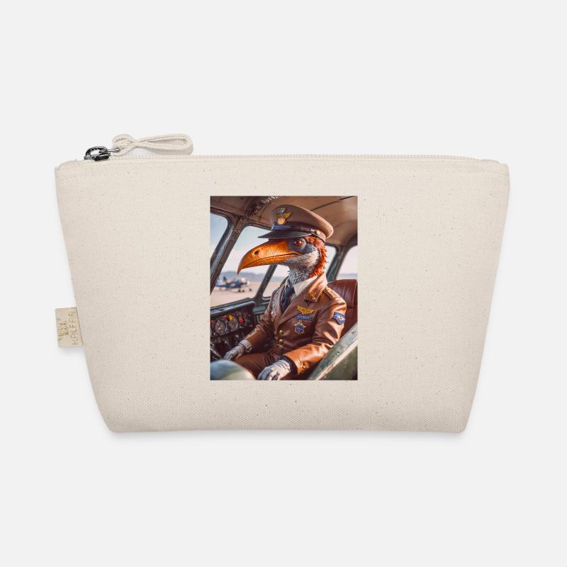Dinos living Today – pterosaurs as pilot Organic Pouch